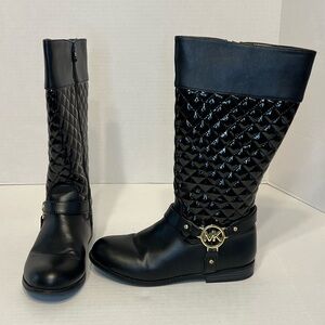 Michael Kors Girls'‎ Emma Quilted Boots Size 4